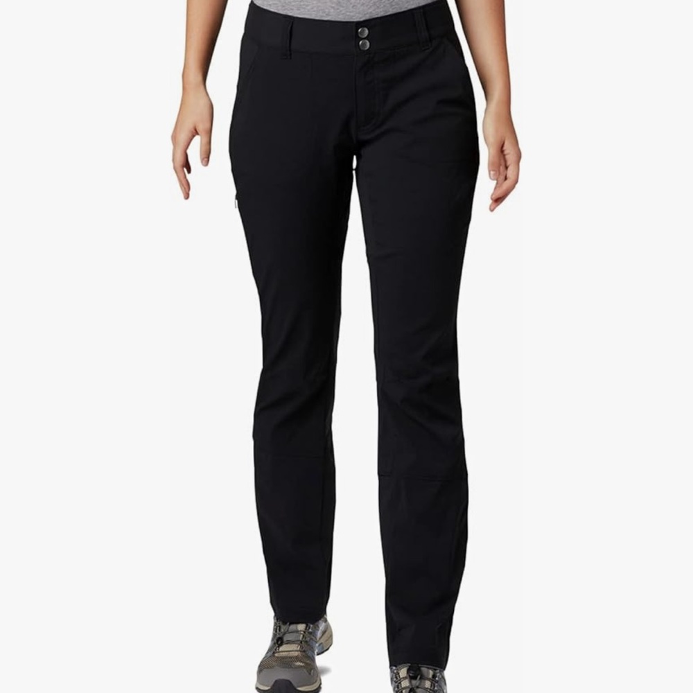 COLUMBIA Women's Saturday Trail Stretch Pant Black With Pockets Size 6 - Picture 11 of 11